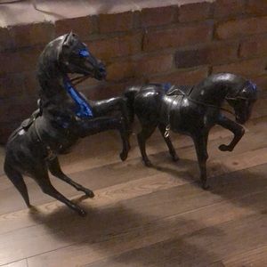 Vintage horse statues